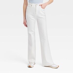 High Rise White Women's Jeans
